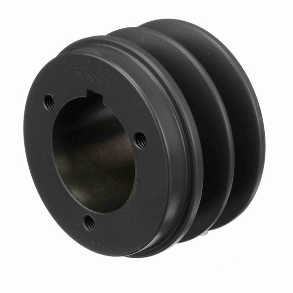 2 Groove Cast Iron Bushed Bore Multiple Sheave, 2TB34